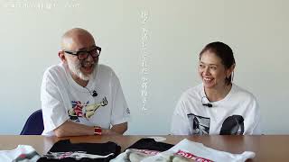 i*e様 小泉今日子 馬場圭介　GBxKYON2 キョンキョン　Tシャツ 俳優・小泉今日子とスタイリスト・馬場圭介の「ジービーバイババ」が