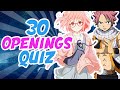 Anime Opening Quiz but There is Only Vocals (30 Openings)