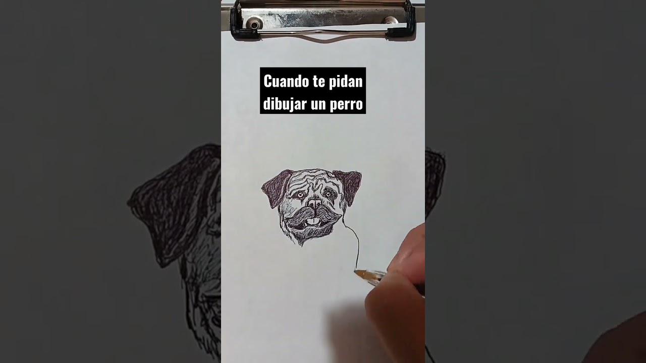 Cuando te pidan dibujar un perro 