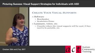 Visual Support Strategies for Individuals with ASD: Session 8 - Part 3 -Planning for Visual Supports