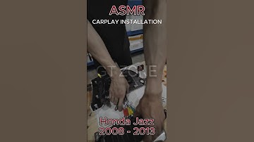 ASMR: Honda Jazz 2015-2021 Apple Carplay & Android Auto Head Unit Installation🚘 Link in Bio