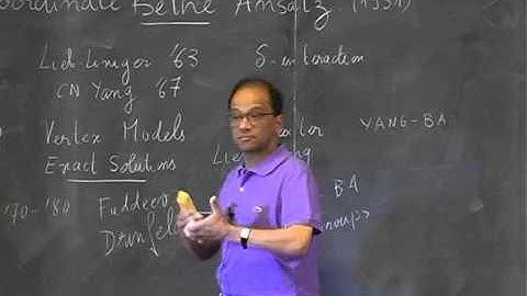 Kirone Mallick - Bethe Ansatz technique and application (2)