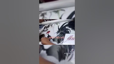 Quá trình thêu của những nghệ nhân