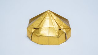 Famous Geometric Origami Tutorial:  Octagonal Pyramid Net Worth