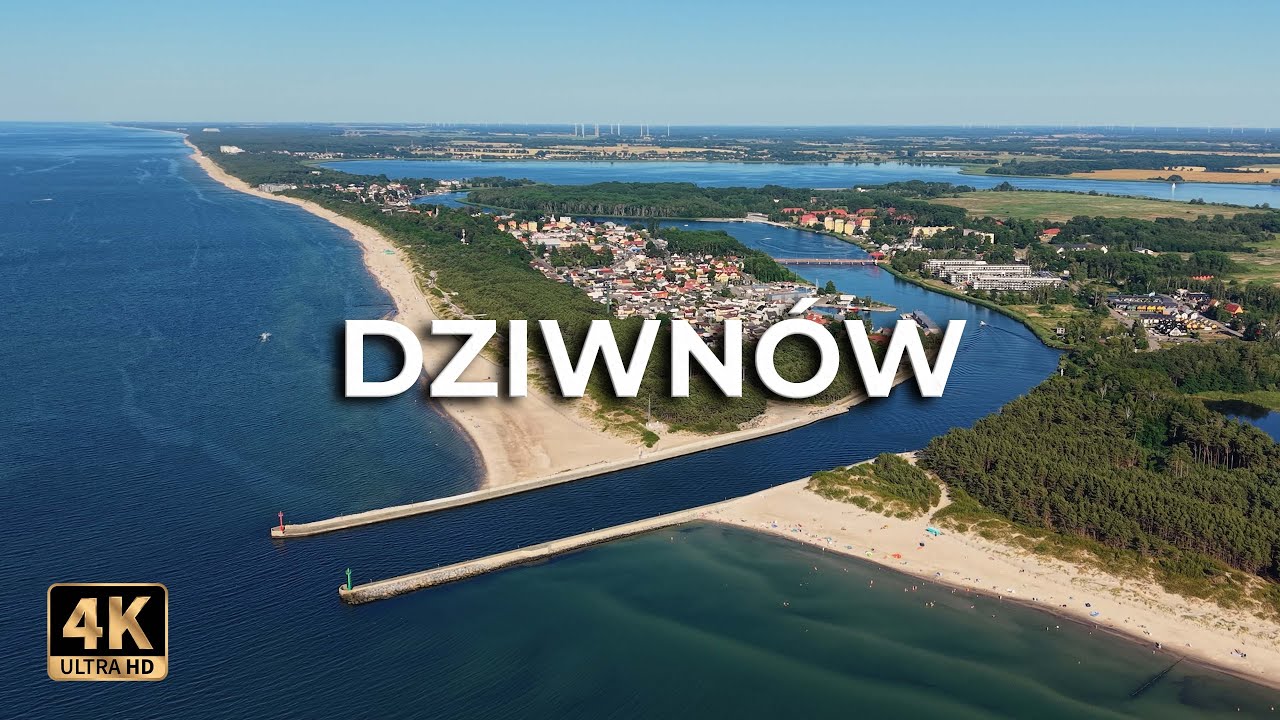 To miasteczko nad morzem bije rekordy popularności! Dziwnów 2025 z drona [4K]