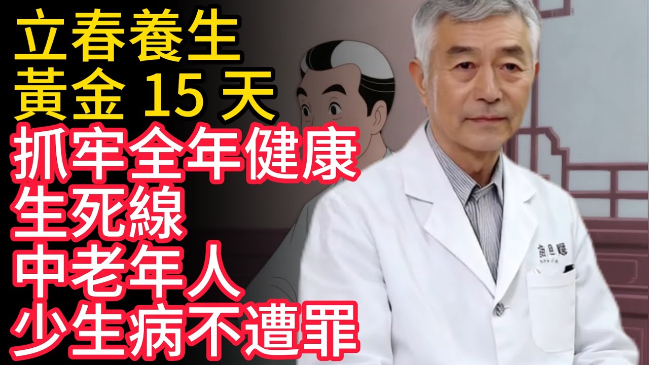 立春養生黃金 15 天，抓牢全年健康生死線，中老年人少生病不遭罪