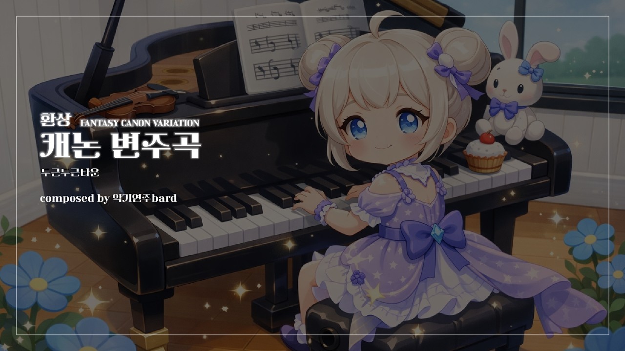 환상 캐논 변주곡 - 악기연주 bard 작,편곡(악보 다운로드) / Fantasy Canon Variations - composed by 악기연주bard _ 두근두근타운 연주