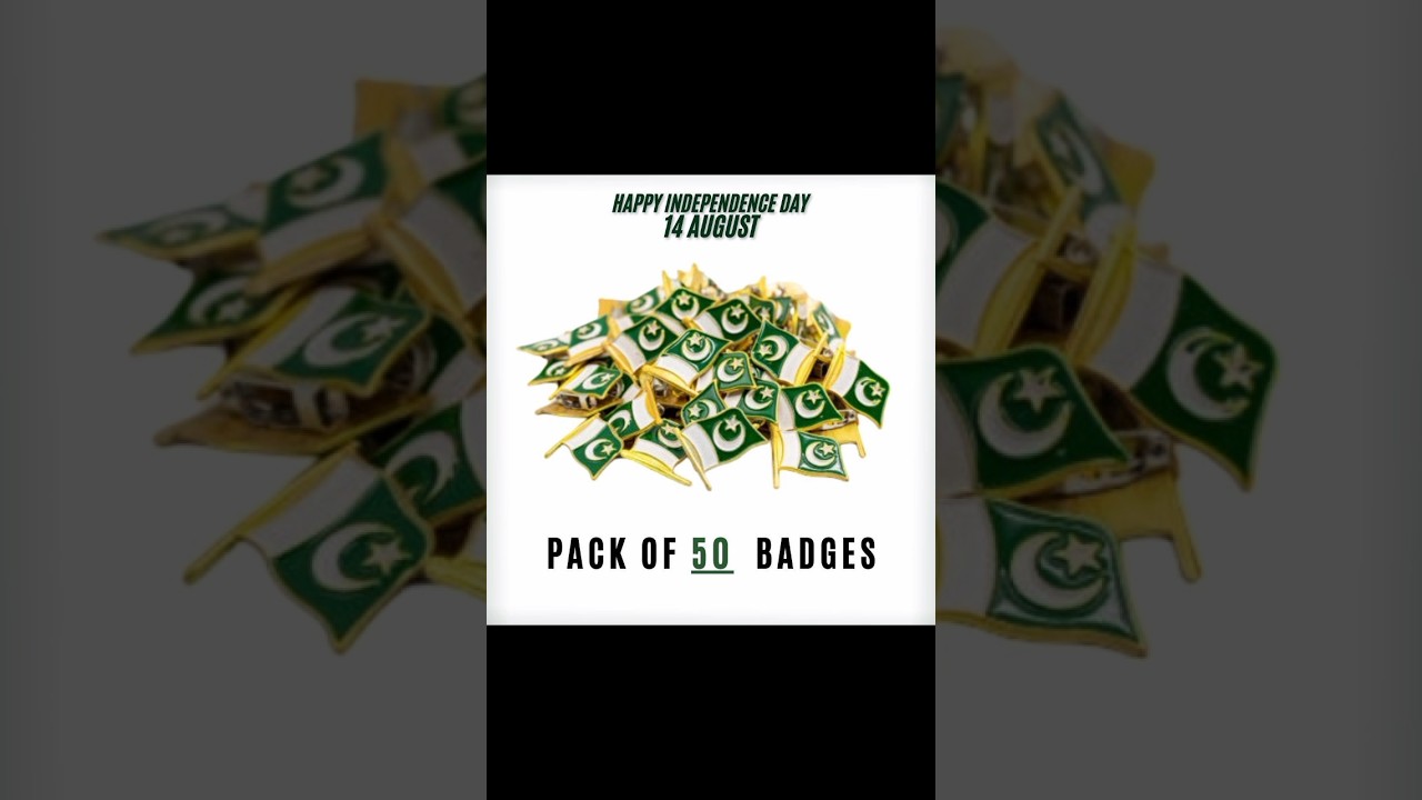 Pakistani Flag 50 Pcs: Perfect for Celebrating National Events 