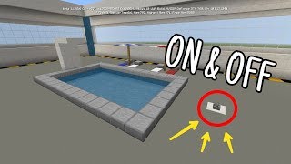On & Off Pool in Minecraft PE (Tutorial)