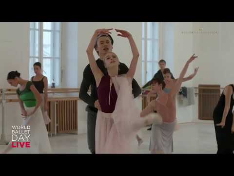Solé Dancewear - World Ballet Day 2019 with Prima Ballerina Natascha Mair wearing "NEW YORK" leotard