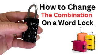 How to change the combination on a Wordlock by Tinagirl Life 3,368 views 1 year ago 2 minutes, 6 seconds