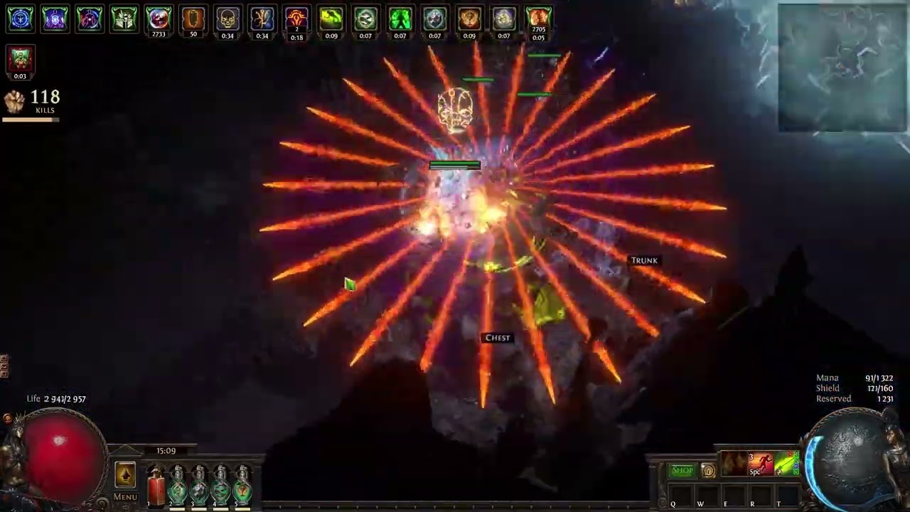 Path of Exile - Flooded Mine map