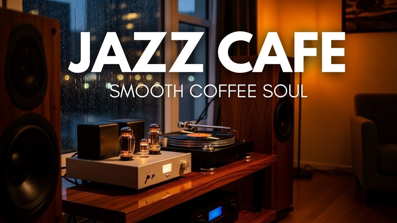 Cozy Jazz Cafe Ambience - Warm Coffee Shop Music & Smooth Saxophone for Study and Reading