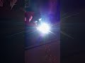 Applying Carbon welding on steel web