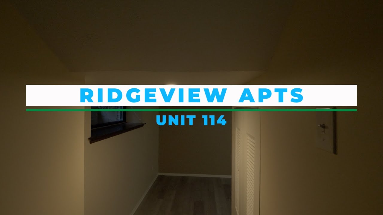 Ridgeview Apartments - Unit 114 Tour