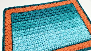 How To Crochet Easy Star Stitch Border For Blankets and More