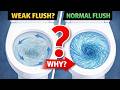 Weak Toilet Flush but Not Clogged? Try These 6 Fixes