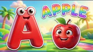 Let's Sing ABC Song | Colorful Alphabet Characters | A–Z Learning Fun abc