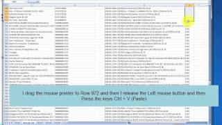 How To Convert A Ms Excel Spreadsheet To A Barcode List.