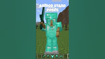 How to pose armor stands