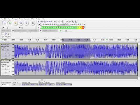 How to Remove Cursing Using Audacity 2018