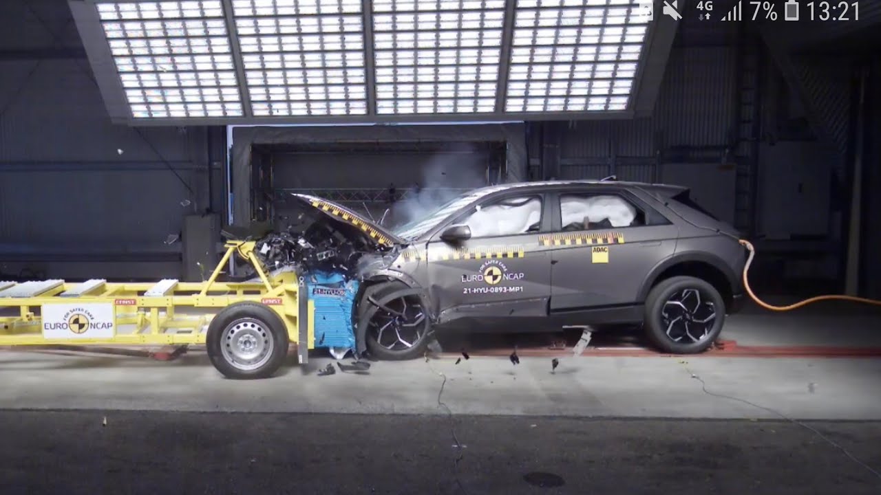 New 2022 Hyundai IONIQ 5 Crash and Safety tests Euro Ncap YouTube