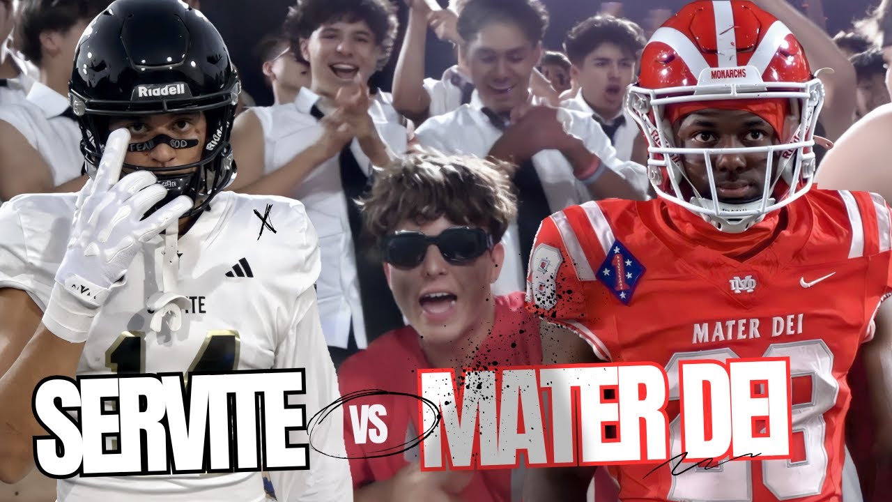 😱 Mater Dei vs Servite | STORIED RIVALRY!! Trinity League Clash With Everything on the Line 🔥