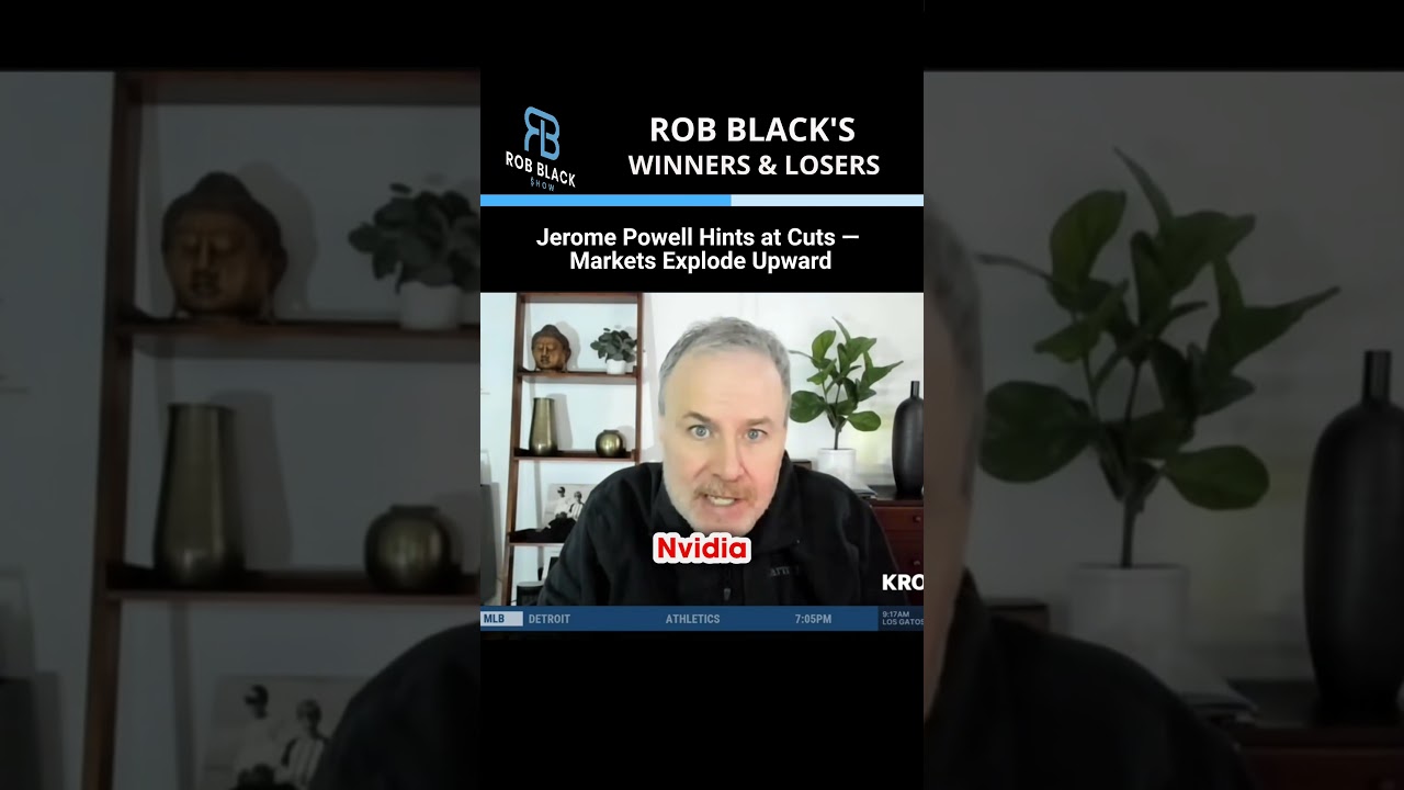 Dow Hits Record High After Fed Teases Rate Cut #trending #reels #ai #dow #stocks #stockmarket #pce