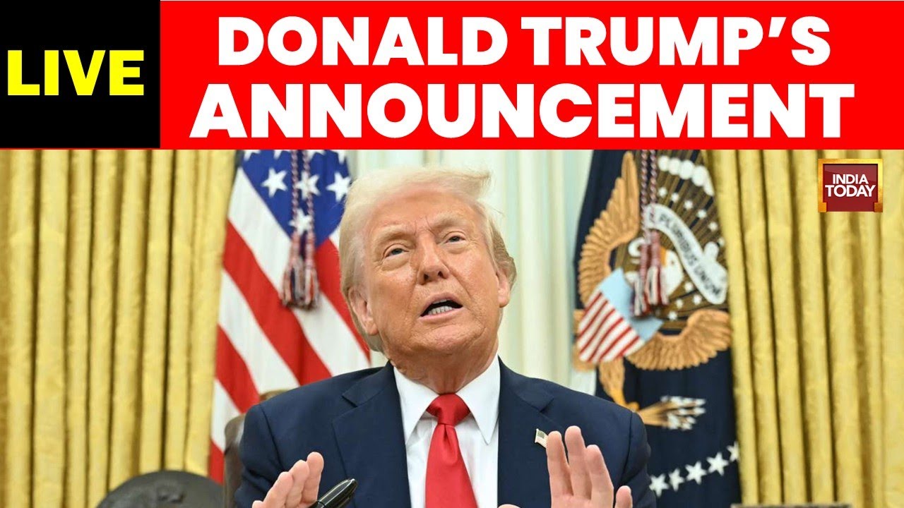 Trump Signs Executive Order On AI Regulation | Trump LIVE From Oval Office | US News | Trump News