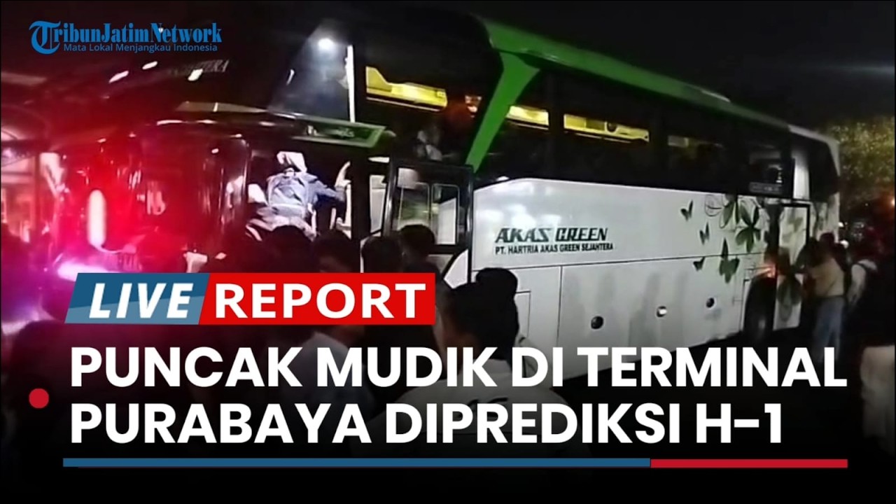 Mudik Lebaran 2026. Puncak Arus Mudik di Terminal Purabaya Diprediksi H-1, 20 Maret 2026