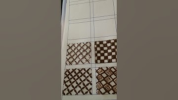 3D Grid pattern 😍#shorts #mehndi Box Designs ||trickmehndi