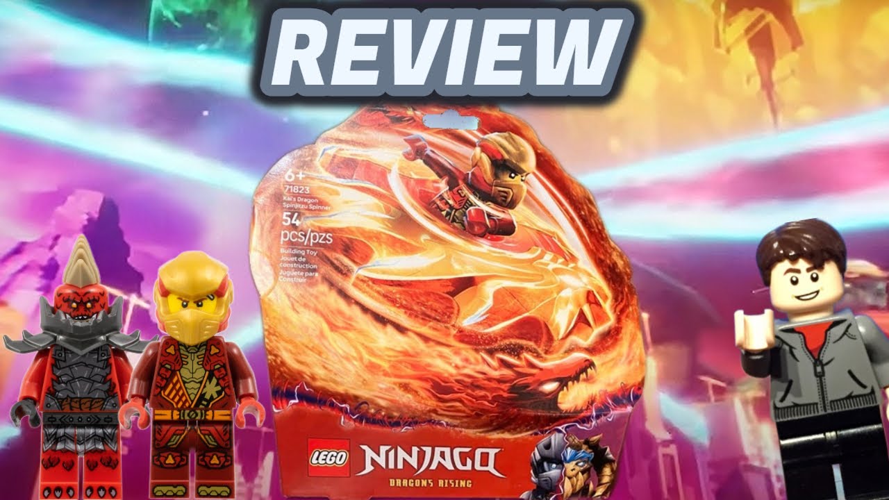 lego Ninjago 71823 Kai's Dragon Spinjitzu Spinner review - YouTube