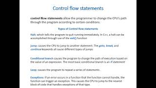Program Flow Control in C/C++ 123