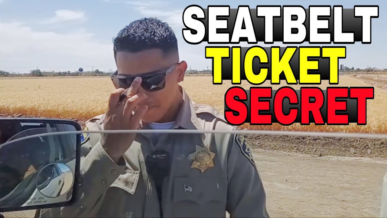 here-s-a-secret-about-seatbelt-tickets-youtube