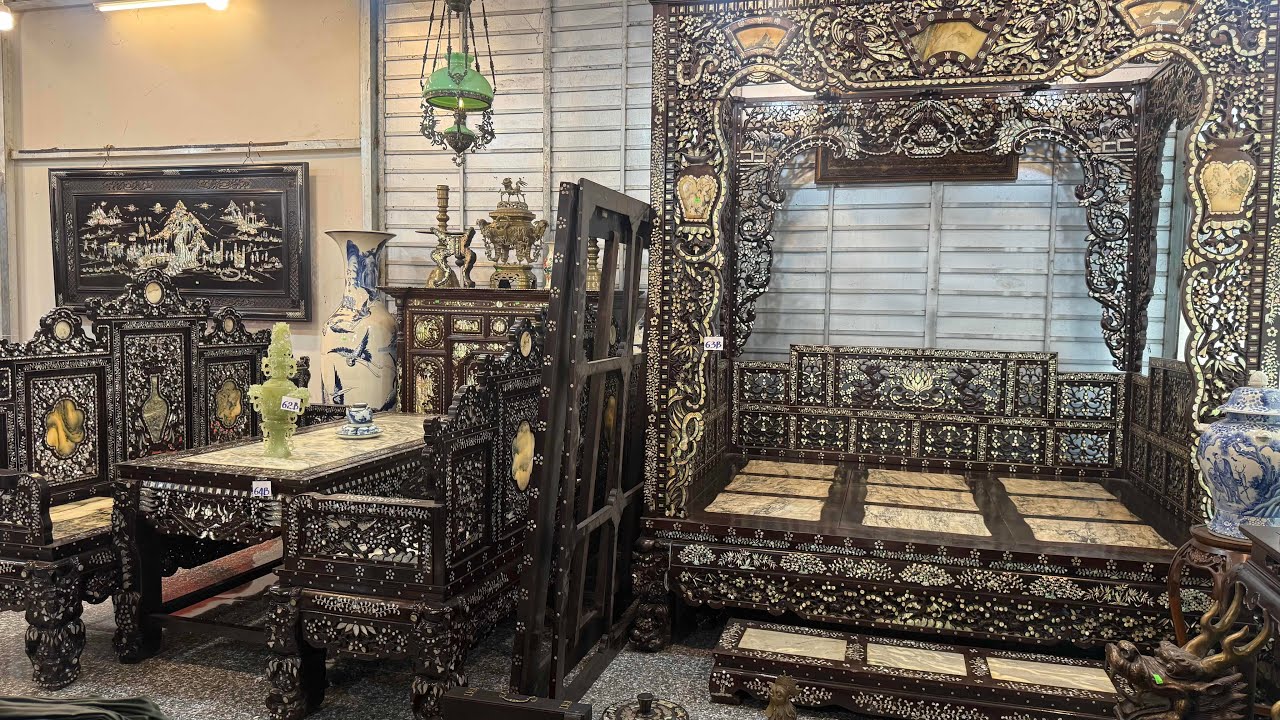 31/1/2026/ Giường Long Sàn Xưa, Bộ Trường Kỷ, Đỉnh Ngọc Cổ, #0707074844 