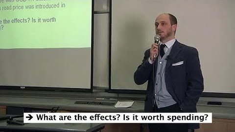 Policy Evaluation - Prof. Marco Percoco