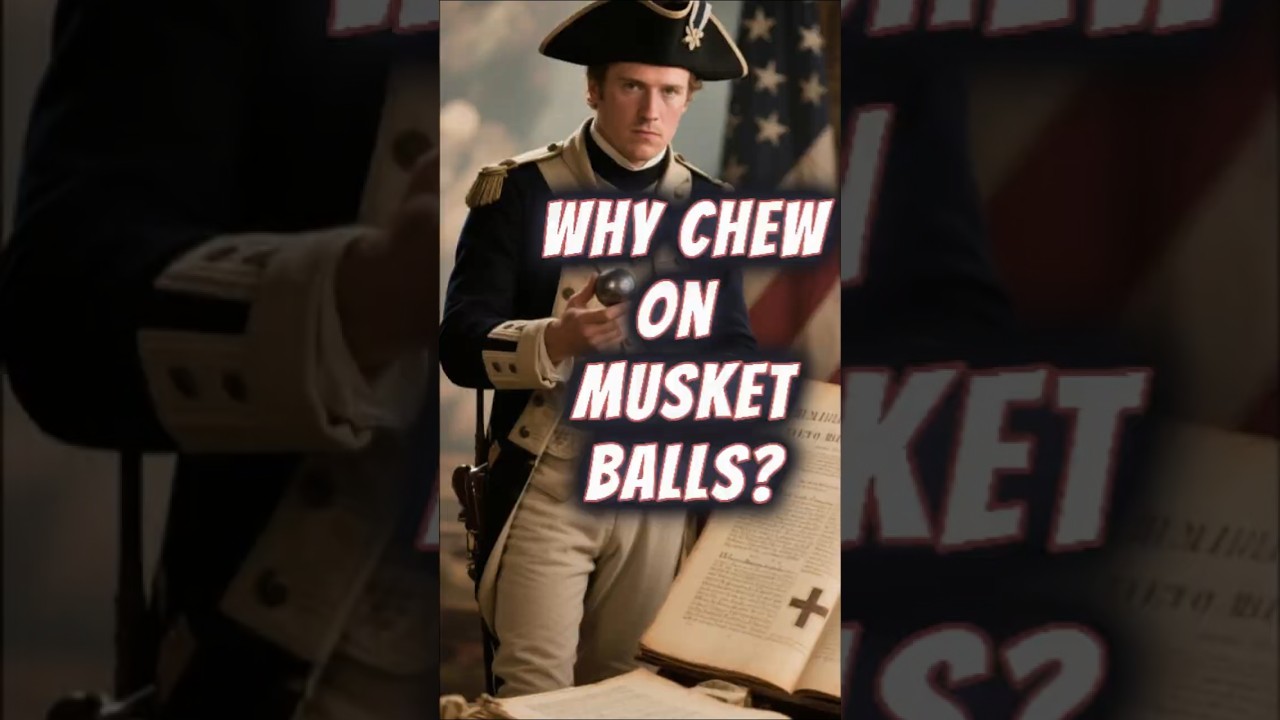 Why Revolutionary Soldiers Were Chewing Bullets 🤯