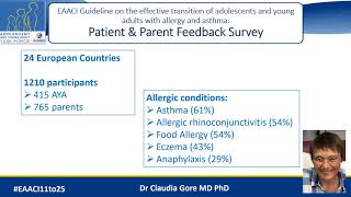 EAACI AYA Guidelines - PPI Survey
