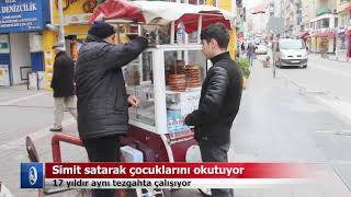 Simit Satarak Çocuklarını Okutuyor 17 Yıldır Aynı Tezgahta Çalışıyor Samsun Ve Haber Resimi