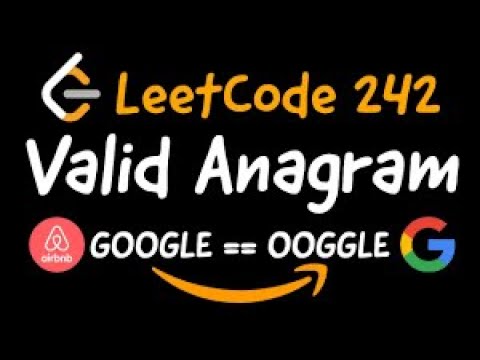 242. Valid Anagram Leetcode Bangla - YouTube