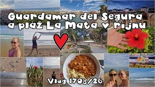 Guardamar del Segura a pláž La Mata v říjnu