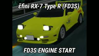 FD3S Engine Start | Initial d sound ound effects