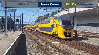 Treinen op station Arnhem Centraal - 7 september 2025