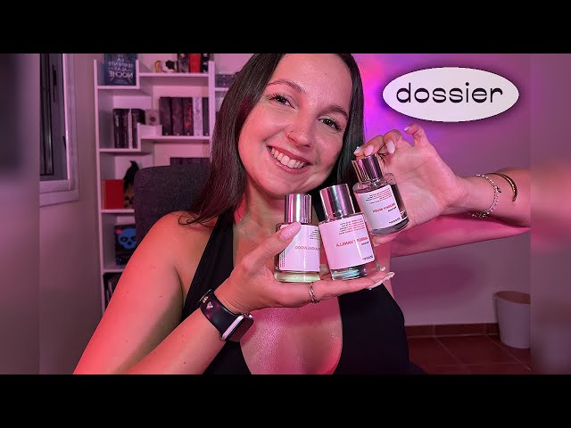 ASMR - TAPPING on new perfumes w/ Hand Sounds | DOSSIER COLLAB. ✨