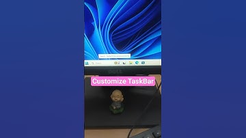 Customize taskbar🔥|  Day-0369 | Windows Tips #window #techreels #reel #short #windows11tips