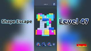 Famous 🔥 Shape Escape Level 47 Walkthrough | Can You Solve It? 🧠💥 Profile