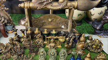 🔴Đồ cổ-Đồ xưa cũ-Đồ đồng phong thủy |S.11/10 |BÚT VĂN XƯƠNG - BÌNH LONG PHỤNG| Đồ Đồng Lê Nguyệt