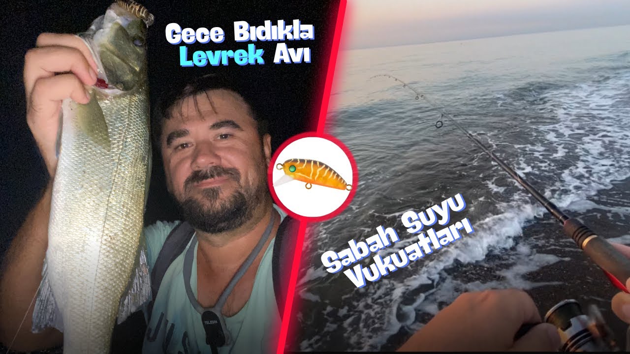 LRF Gece Bıdıkla Levrek Avı / Tabaklık ve Balık Dolu Sabah Suyu / Hanfish Bıdık Ghost Fly #fishing 
