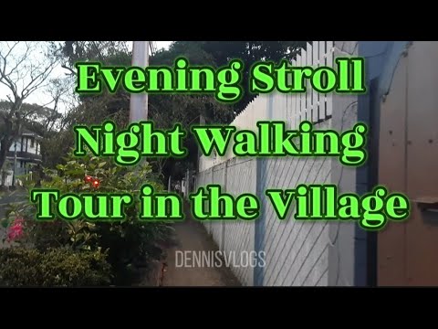 Evening STROLL, Night WALKING Tour in the Village | Philamlife Village-Las Piñas City