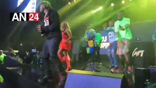 AWOOO!!  ZLANTAN IBILE AND DJ CUPPY  'GELATO' PERFORMANCE IN LAGOS